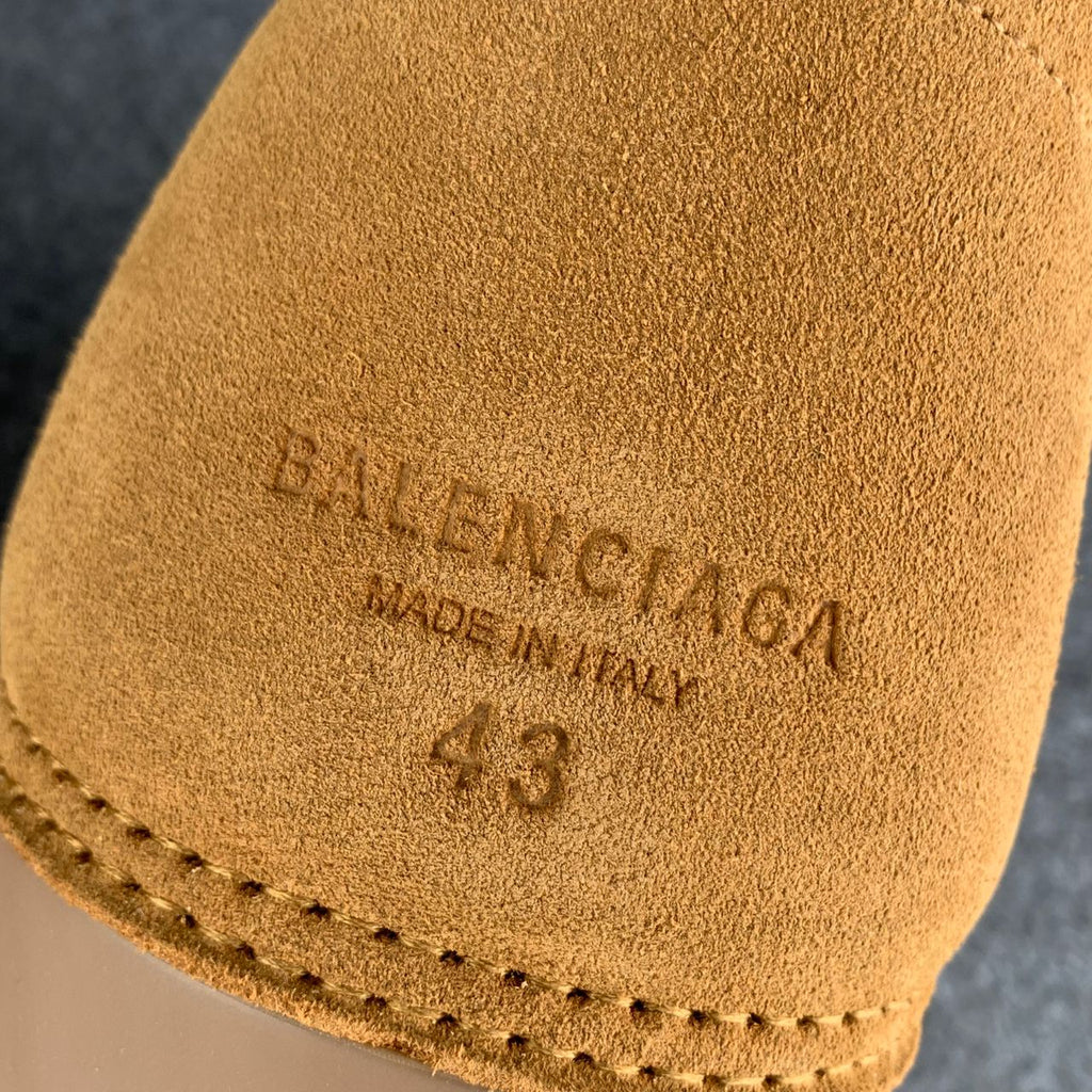 Balenciaga Alaska Fur Low Boot 'Brown' (B-Grade)