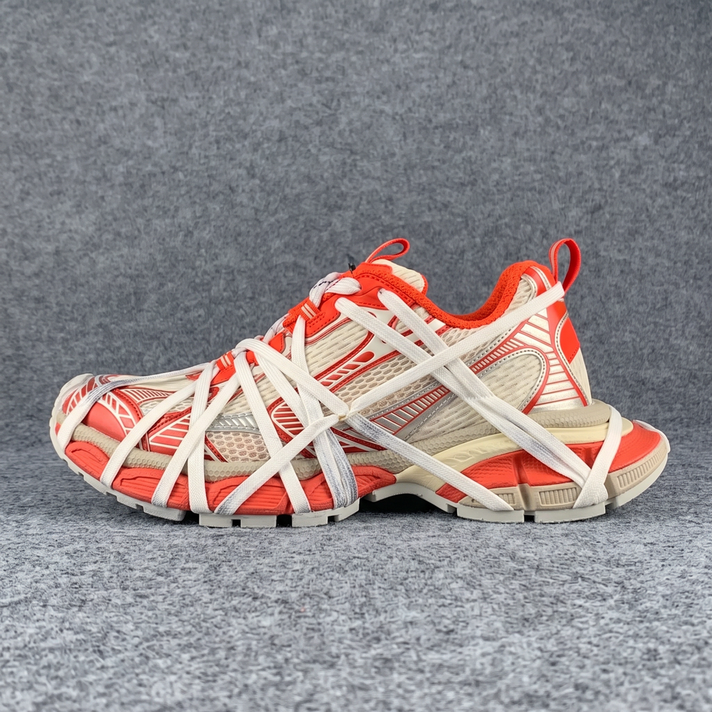 Balenciaga 3XL Extreme Lace Sneaker 'Worn-Out - Orange Beige'
