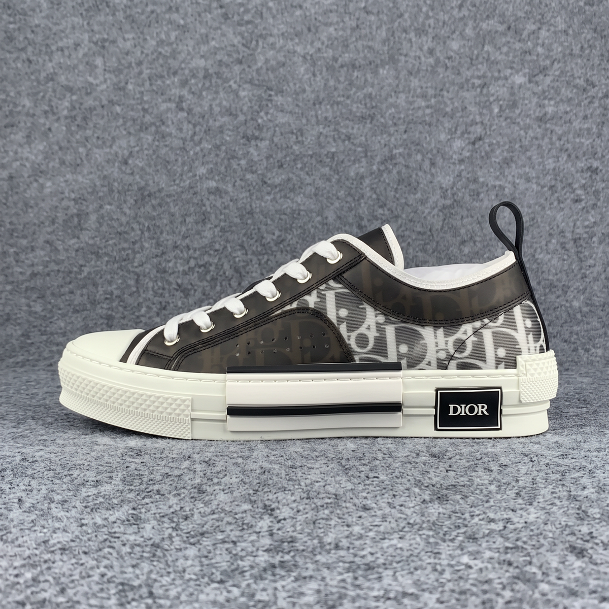 Dior B23 Low 'Oblique Charcoal'